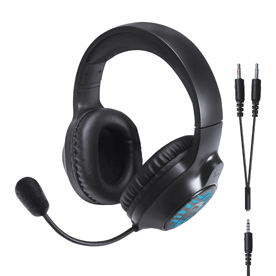 Slušalice sa mikrofonom SPEEDLINK TYRON RGB, PC/PS5/PS4/Xbox Series X/S/Switch/OLED/Lite, black, SL-860016-BK