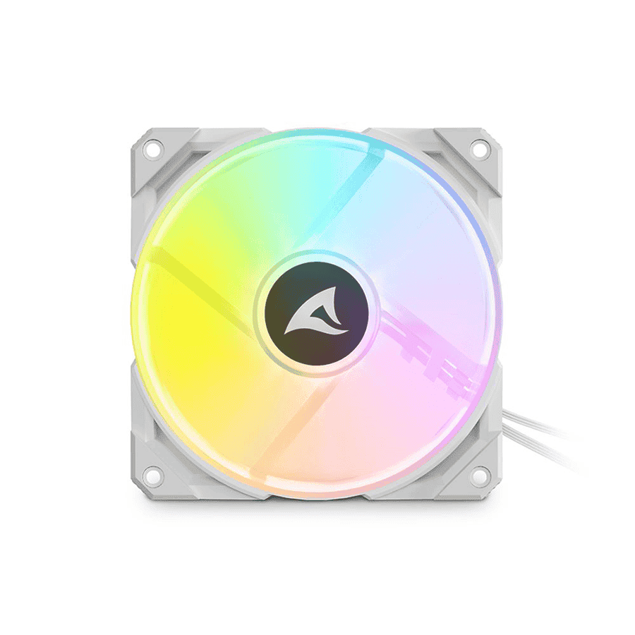 Ventilator Sharkoon Rebel F50 PWM ARGB White, 120mm