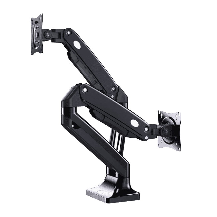 NOSAČ ZA DVA MONITORA GEMBIRD MA-DA2-03, montaža na stol, Full-motion, 17”-35”, up to 10 kg