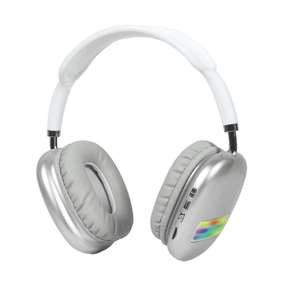 Slušalice sa mikrofonom bluetooth GEMBIRD RGB LED, BHP-LED-02-W, white