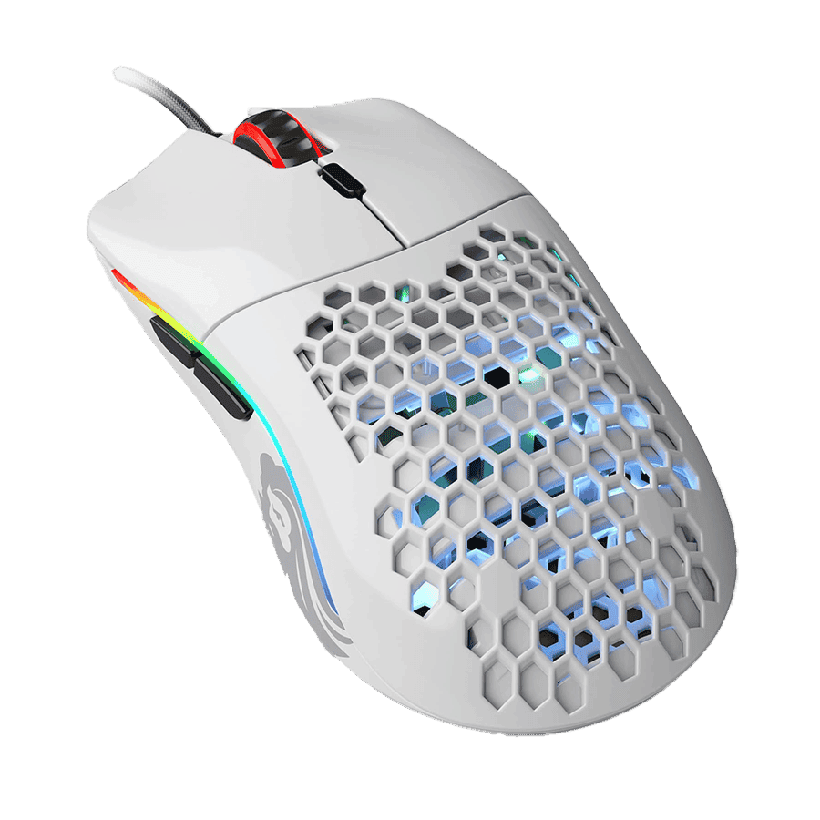 Miš Glorius gaming Race D RGB GD-GWHITE glossy white