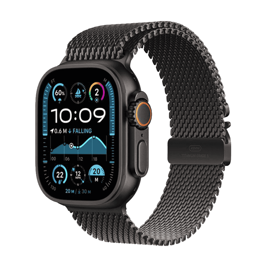 Apple Watch Ultra 2 Milanese MX5U3QA/A Black case 2024 LTE 49mm  - Black/Black