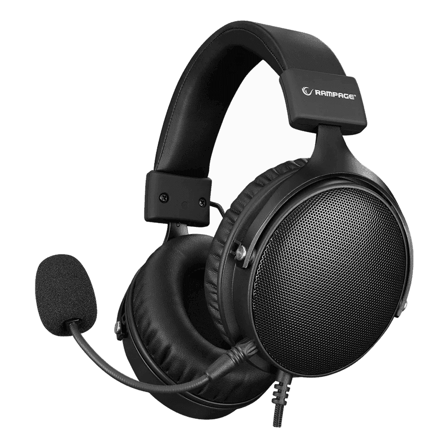 Slušalice sa mikrofonom gaming RAMPAGE RM-K99 X-PIKE USB 7.1 Sound Card PC PS4 Mobile Surround, 35966