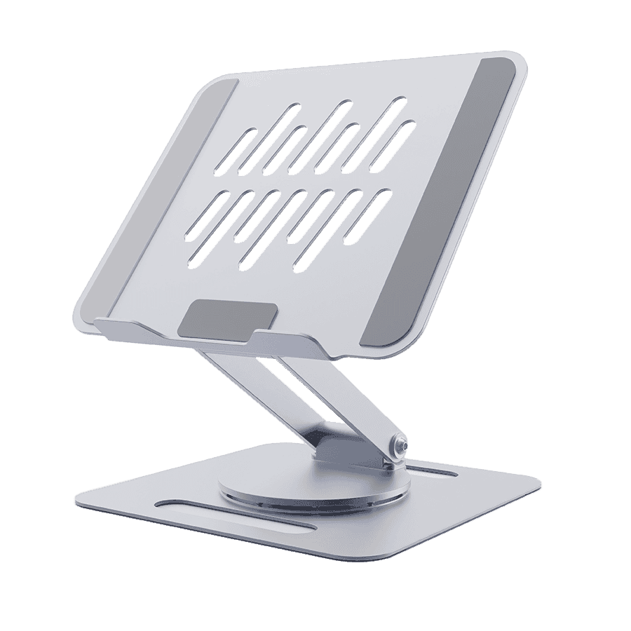 Postolje za notebook riser stand preklopivi rotirajuci, silver GEMBIRD, NBS-DR1-01