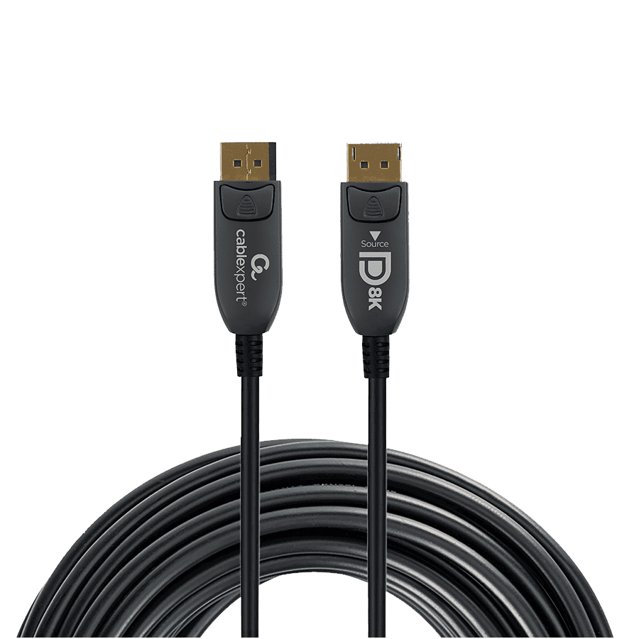 DisplayPort kabal 20m GEMBIRD, muški DisplayPort na muški DisplayPort Active Optical (AOC) 8K AOC Premium Series, CC-DP8K-AOC-20M