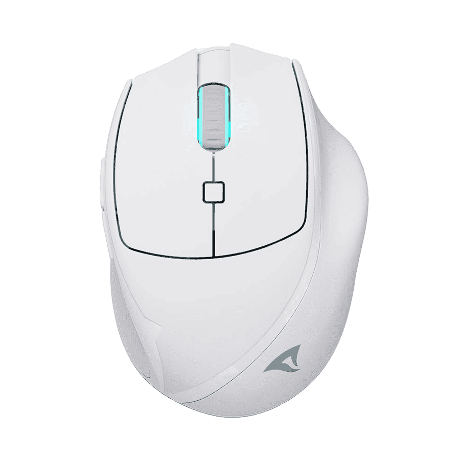 Miš SHARKOON OfficePal M25W White, wireless/wire dual mode