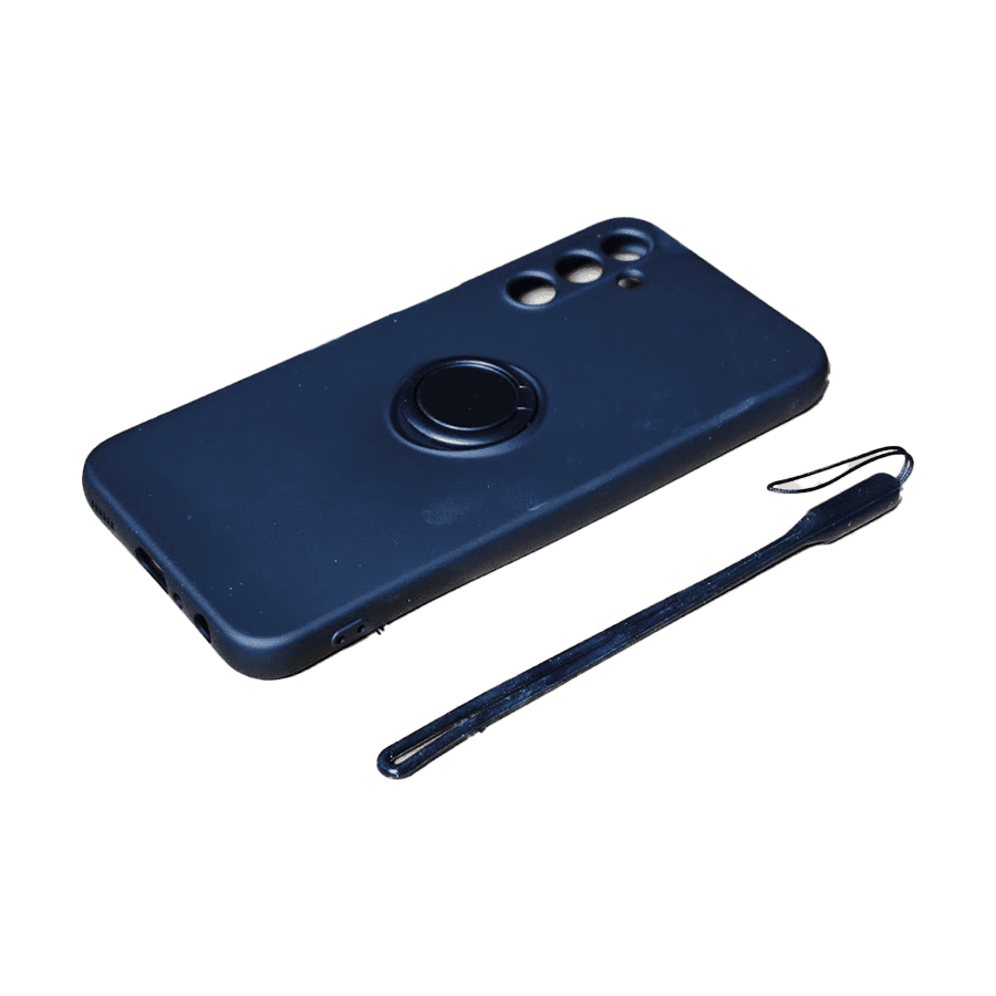ZAŠTITNA MASKA VENNUS SILIKONSKI PRSTEN ZA SAMSUNG GALAXY A24 4G CRNI
