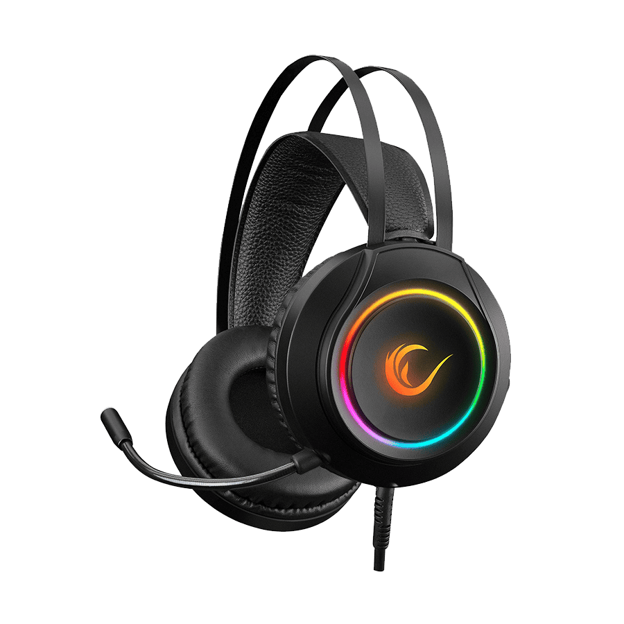 Slušalice sa mikrofonom gaming  RAMPAGE RM-K45 ORBIT-S Black RGB Led 7.1 Gaming Headset with Microphone, 35150