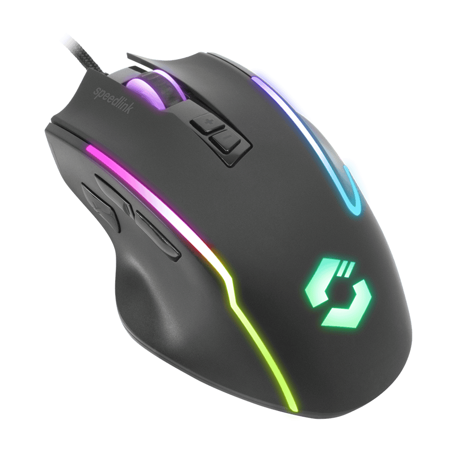 Miš SPEEDLINK DECUS NX RGB Gaming Mouse, rubber-black SL-680024-RRBK