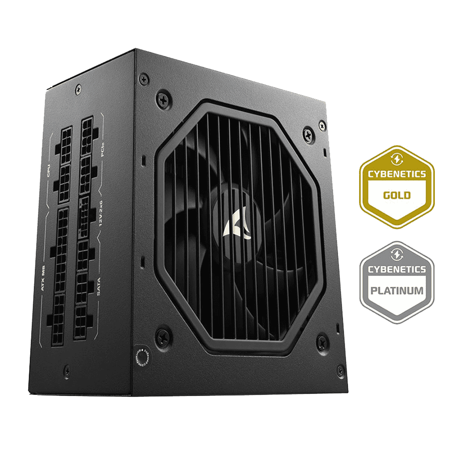 Napojna jedinica SHARKOON gaming Rebel P20 1200W ATX 3.1, LLC+DC-to-DC, Fully-Modular, Cybenetics Gold