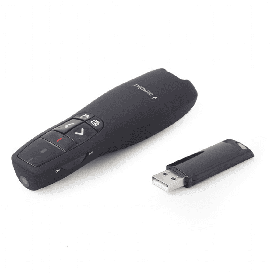 Prezenter + red laser pointer GEMBIRD WP-L-12