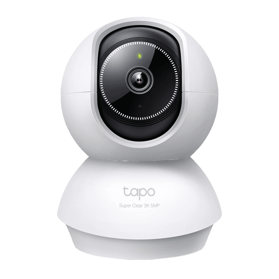 TP-Link TAPO-C230 Pan/Tilt AI Home Security Wi-Fi Camera, 3K 5MP (2880x1620), 2.4 GHz, Horizontal 360, Pan/Tilt, Smart AI Detection and Notifications 