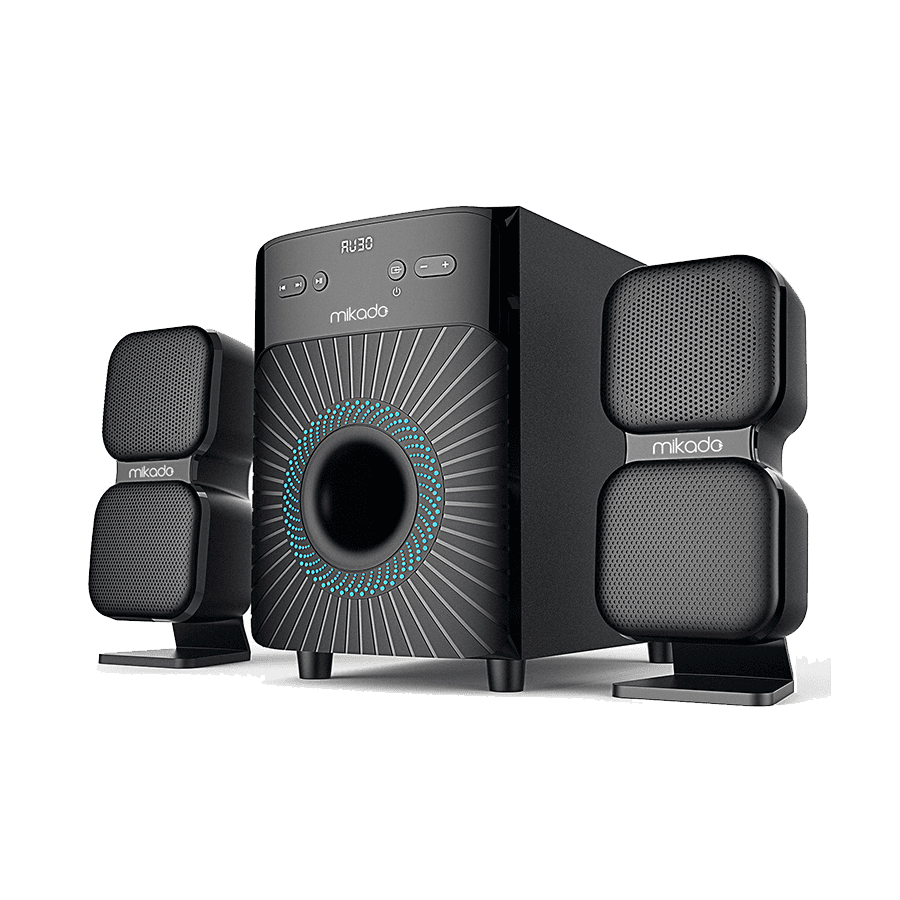 Zvučnici 2.1 gaming Mikado MD-360BT 2 1 38W BT/AUX/USB/FM/LED Display Multimedia Speaker, 36904
