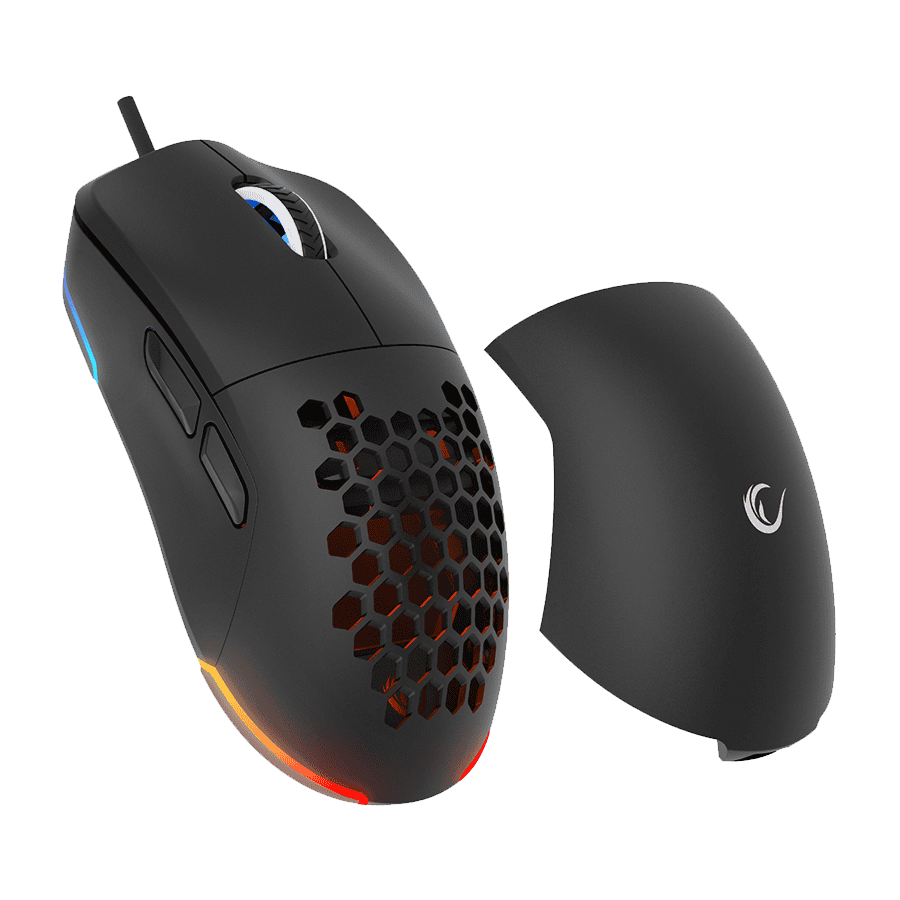 Miš gaming RAMPAGE BLINK Black 7 Macro Keys RGB 12800 DPI, 40072