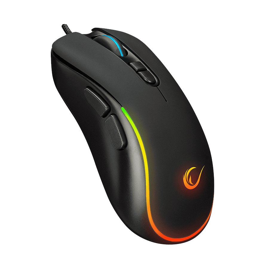 Miš gaming RAMPAGE SMX-R47 X-Jammer V2 USB Black RGB Light 12800 DPI 1000 Hz, 35086