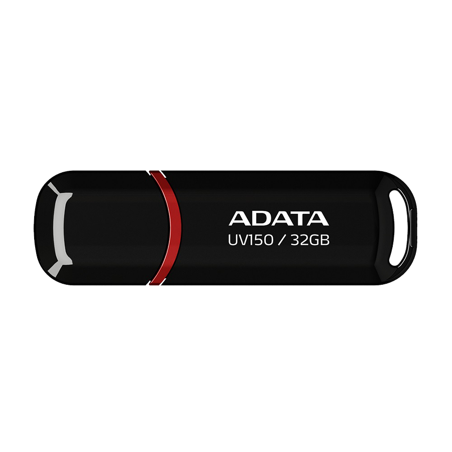USB Memory stick Adata UFD 32GB UV150 3.2 Crni Gloss 100Mbps AUV150-32G-RBK