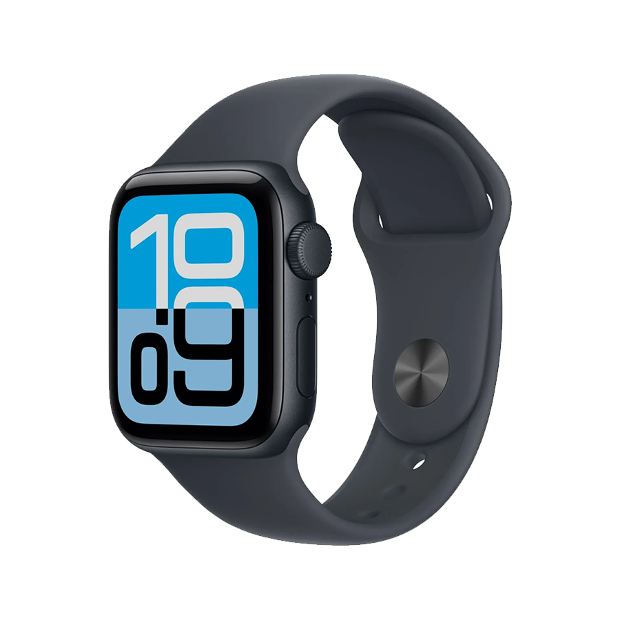 Apple Watch SE 3 40mm Aluminum Case with Midnight Sport Band - S/M - Midnight - MEH94 