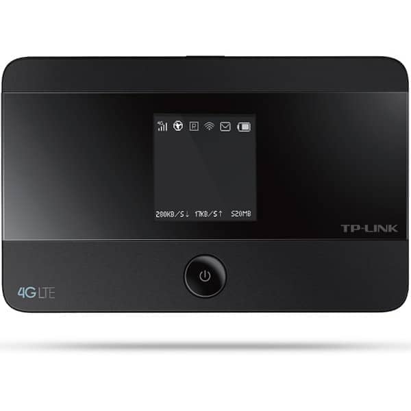 TP-Link 4G LTE Advanced Mobile WiFi, Internal 4G Modem, SIM card slot, 1.4 inch TFT screen display, 2550mAH rechargeable battery, micro SD card slot, LTE-FDD/DC-HSPA+/GSM, 300Mbps 2.4GHz/5GHz selectable Dual Band WiFi