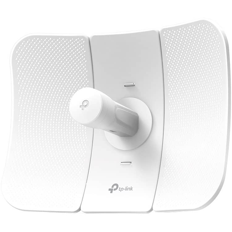 TP-Link CPE710 5 GHz AC867 23 dBi Outdoor CPE, 1 × Gigabit Shielded Ethernet Port, 867 Mbps at 5 GHz, 23 dBi, 30+ km, IP65 Weatherproof, Passive PoE, Centralized Management, Spectrum Analyzer, AP/Client/AP Router/AP Client Router