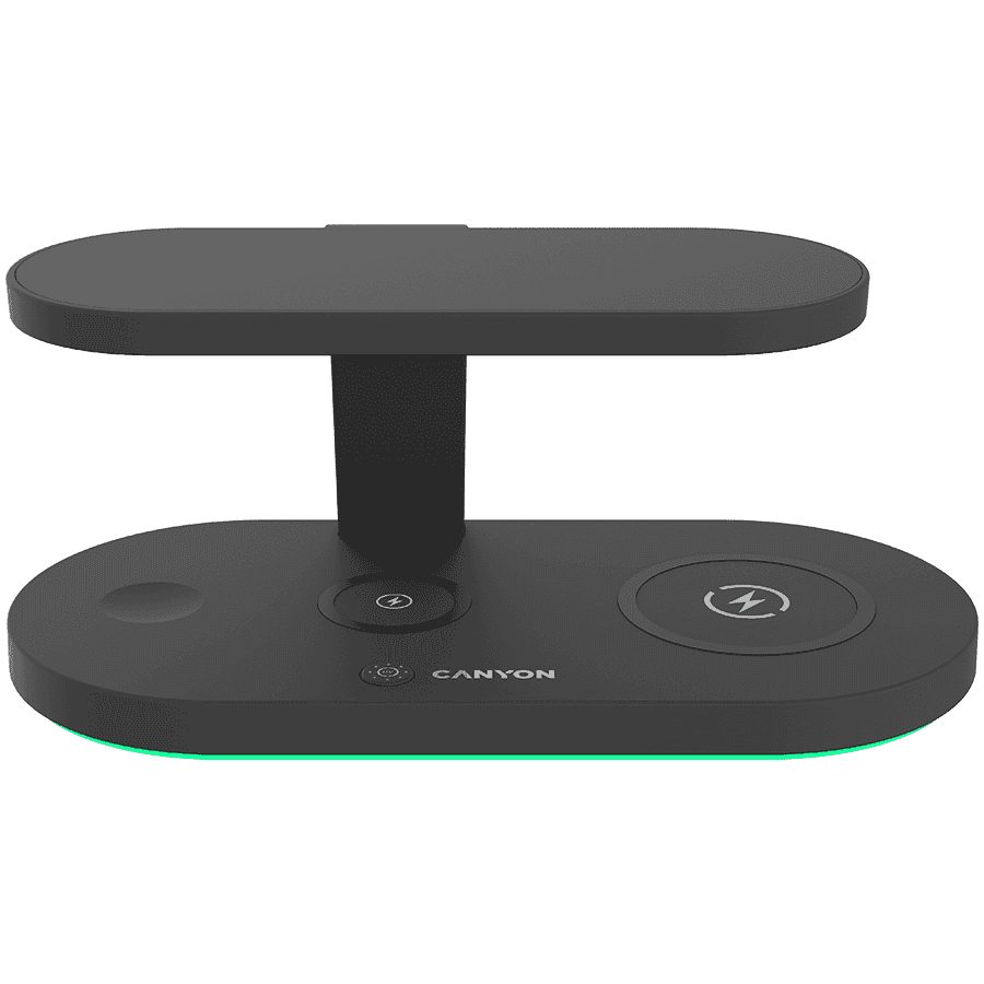 CANYON wireless charger WS-501 15W 5in1 UV Black