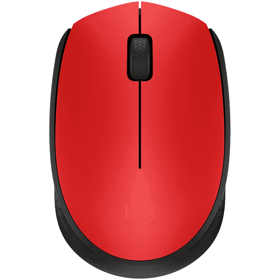 LOGITECH M171 Wireless Mouse - RED