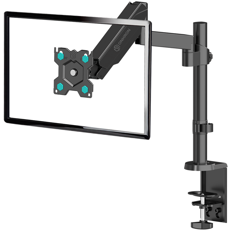 ONKRON Monitor Desk Mount Stand for 13” to 32-Inch LCD LED Screens, Black