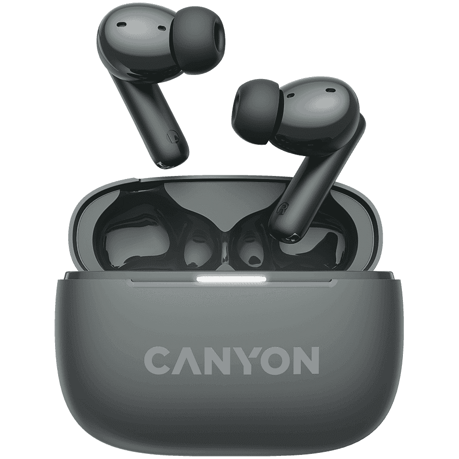 CANYON headset OnGo TWS-10 ANC+ENC Grey