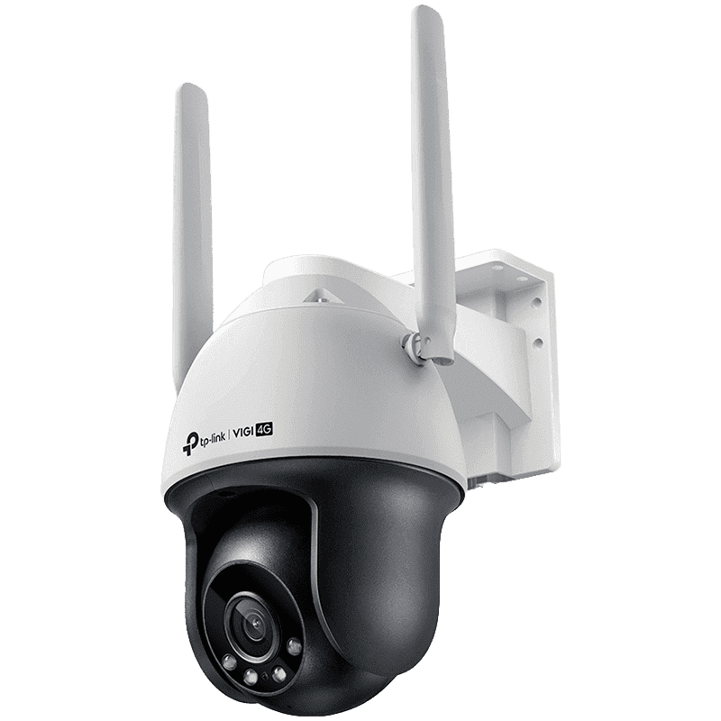 TP-Link VIGI C540-4G 4MP 4G LTE Full-Color Wi-Fi Pan/Tilt Outdoor Network Camera 4G Cat4 150/50 Mbps, LTE-FDD/LTE-TDD/HSPA+/UMTS,H.265+/H.265/H.264+/H.264, 1/3