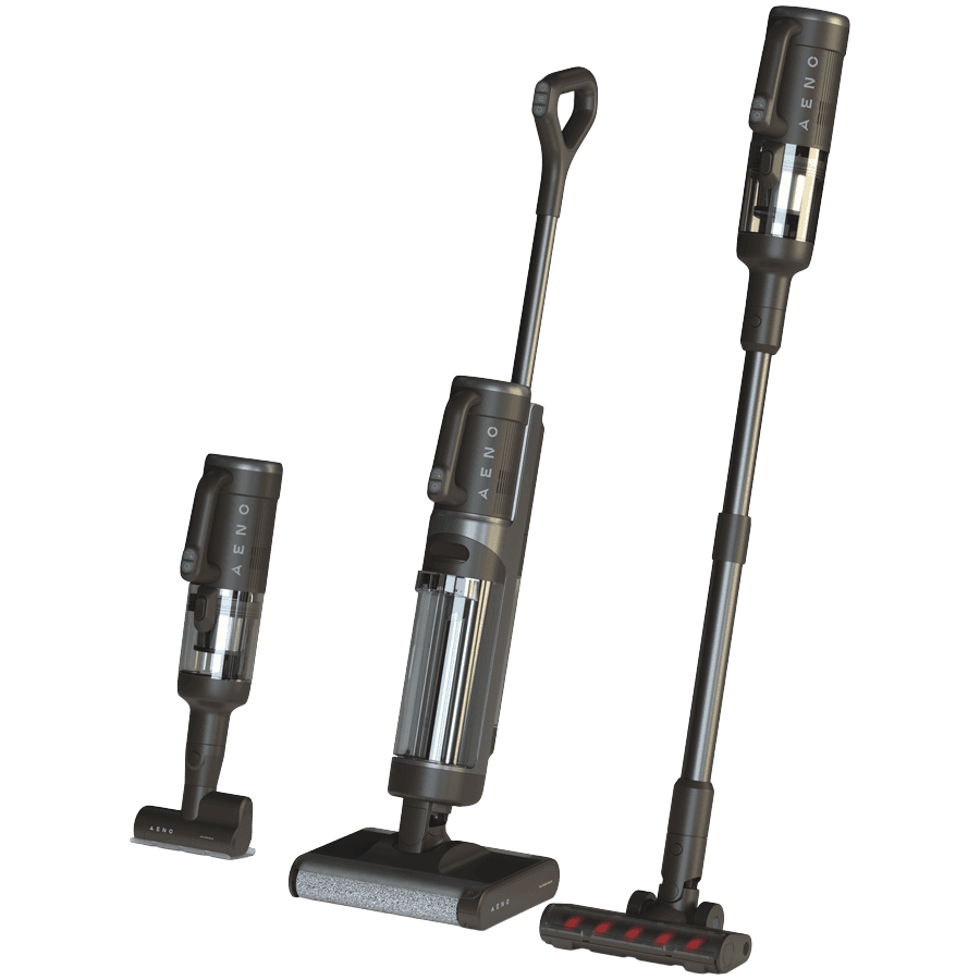 Aeno Cordless Transformer Vacuum Cleaner, Wet and Dry cleaning, 200W, 4000mAh; 14kPa; 21,6V, 2 rollers, autocleaning and drying