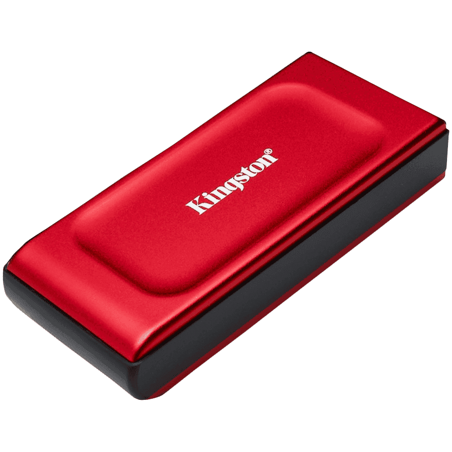 Kingston SSD 1TB XS1000 Red External USB 3.2 Gen 2 Portable Solid State Drive