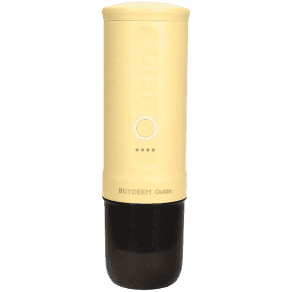BUYDEEM Nano Espresso Machine, model OTEM-01, color Mellow Yellow