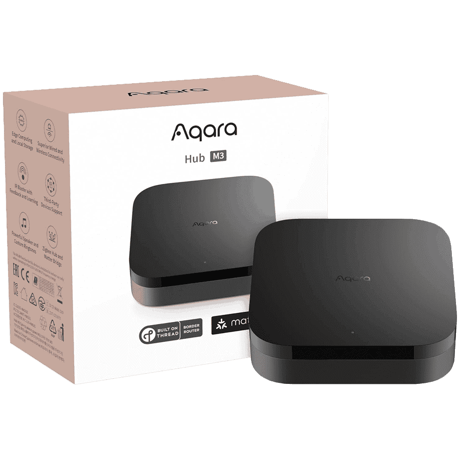 Aqara Hub M3: Model No: HM2-G01D; SKU No: AG042GLB02