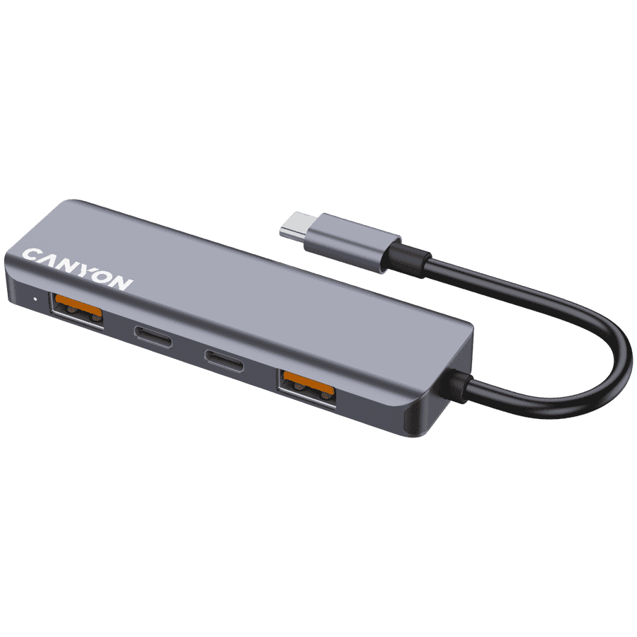 CANYON hub DS-18 5in1 USB-C Grey