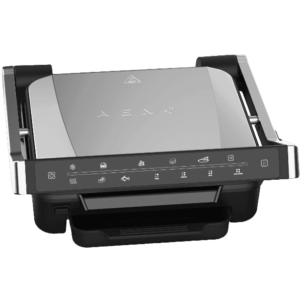 AENO Electric Grill EG3: 2000W, 7 automatic programs +Manual mode, 4 Degrees of Roast, Color indication,  Removable plates Plate size 292*230mm