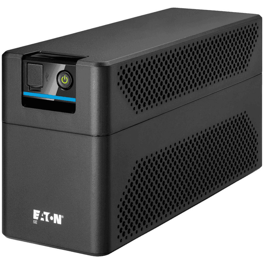 Eaton UPS 5E900UD Gen2 900VA/480W, Tower, Line Interactive, 2 x Schuko;Outputs; 1 USB port, Constant battery recharge, cold start, Typical Backup 1 PC - 24 min; 2yr warranty