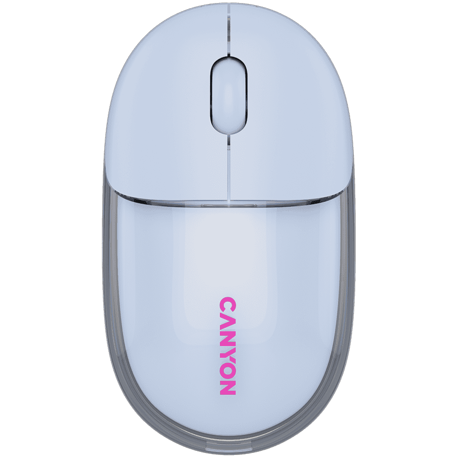 CANYON mouse OnClick 24 BT/ Wireless Transparent/Blue