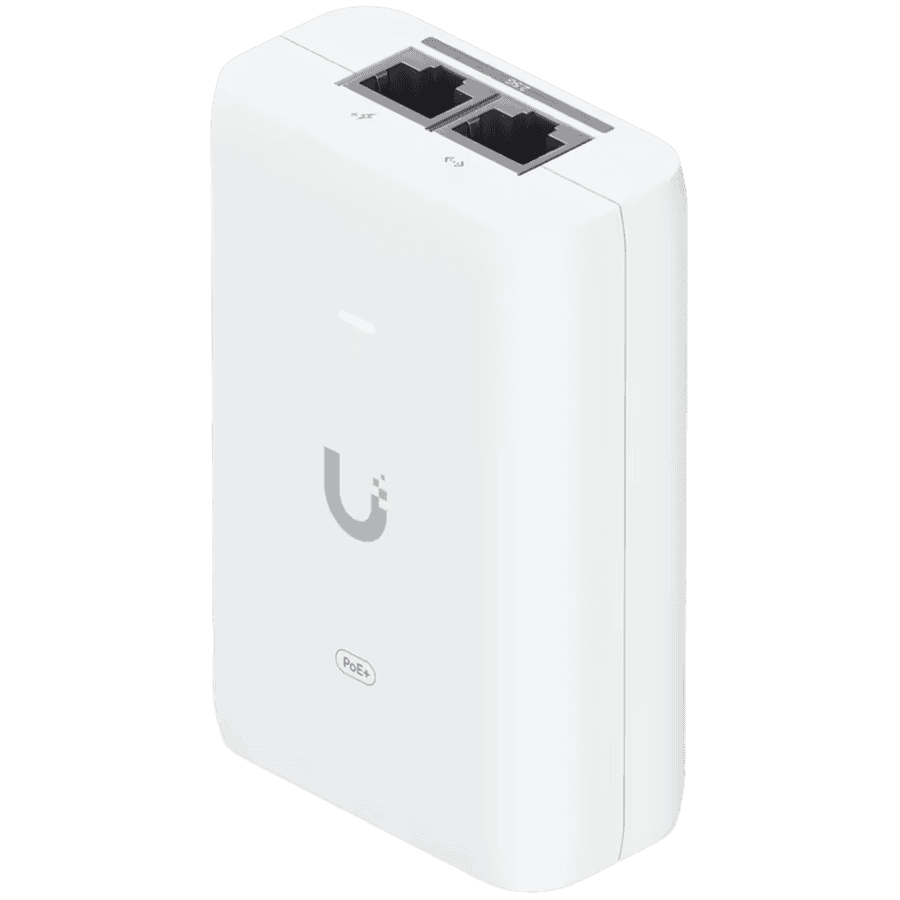 Ubiquiti UACC-PoE+-2.5G 30W of PoE+ adapter for UniFi PoE+ devices, reduce dependency on PoE switch power, and provide a Multi-Gigabit LAN connection