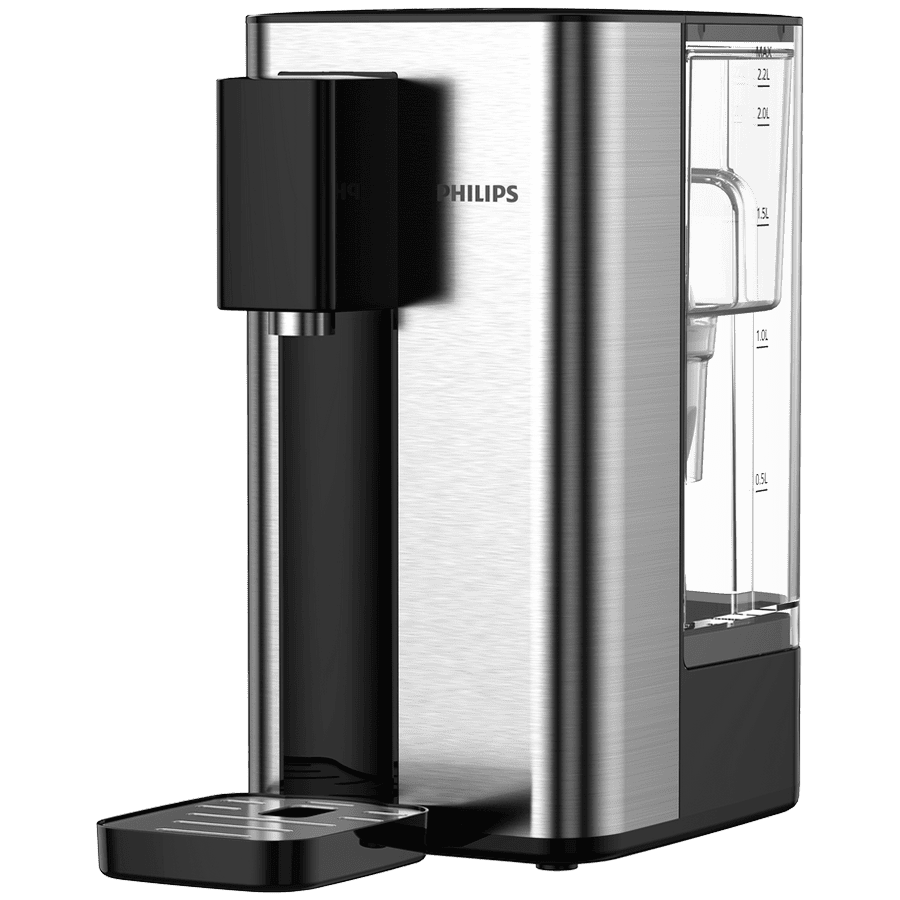 PHILIPS water dispenser ADD5906S/10, filtered ambient + hot, 3 temps, 2.2 L, black/steel