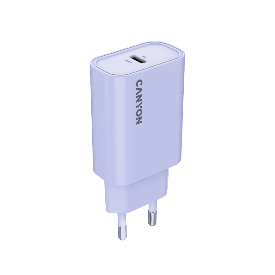 CANYON charger OnCharge 30CL Max Power 30W 1xPD EU Purple