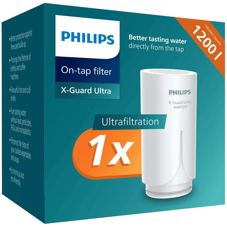 PHILIPS tap filter cartridge AWP315/10, X-Guard Ultra, 1,200 L