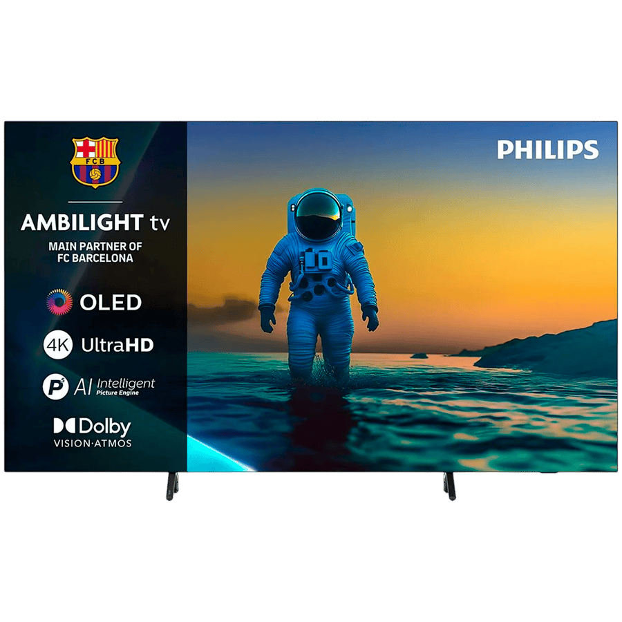 Philips 77OLED820/12 4K OLED GOOGLE TV, 3-side AMBILIGHT, 144 Hz, Procesor P5 AI Perfect, 194 cm (77