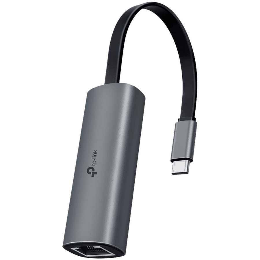 TP-Link USB 3.0 Type-C to 2.5 Gigabit Ethernet Network Adapter,  1xUSB 3.0 Type-C Connector, 1x2.5 Gigabit Ethernet Port, Foldable and Portable Design, Plug and Play in Windows(7/8/8.1/10/11), Mac OS X (10.9 and later), Linux OS, iOS, iPadOS, ChromeOS