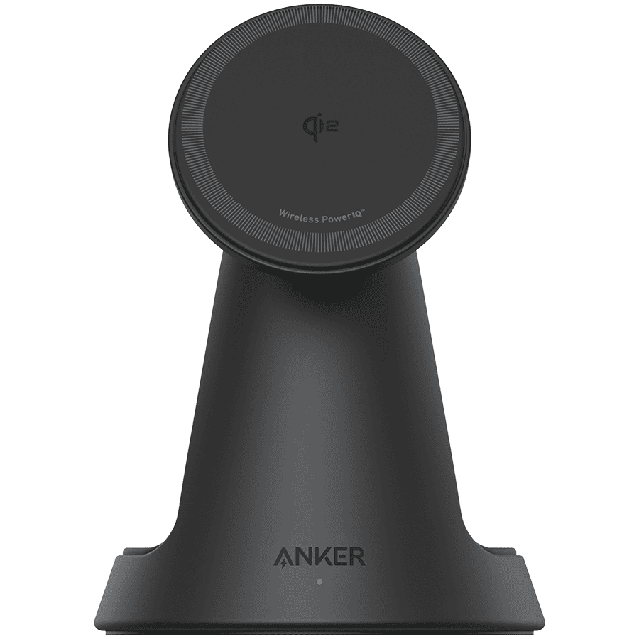 Anker MagGo Wireless Charging Station (3-in-1, Dock Stand) cable and charger bundle Black
