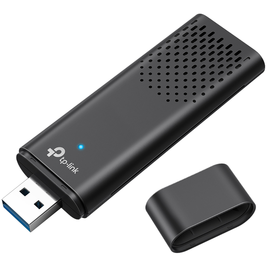 TP-Link Archer TX20U AX1800 Dual Band Wi-Fi 6 Wireless USB Adapter, 1201 Mbps at 5 GHz + 574 Mbps at 2.4 GHz, Internal Antennas, USB 3.0, MU-MIMO, OFDMA, WPA3