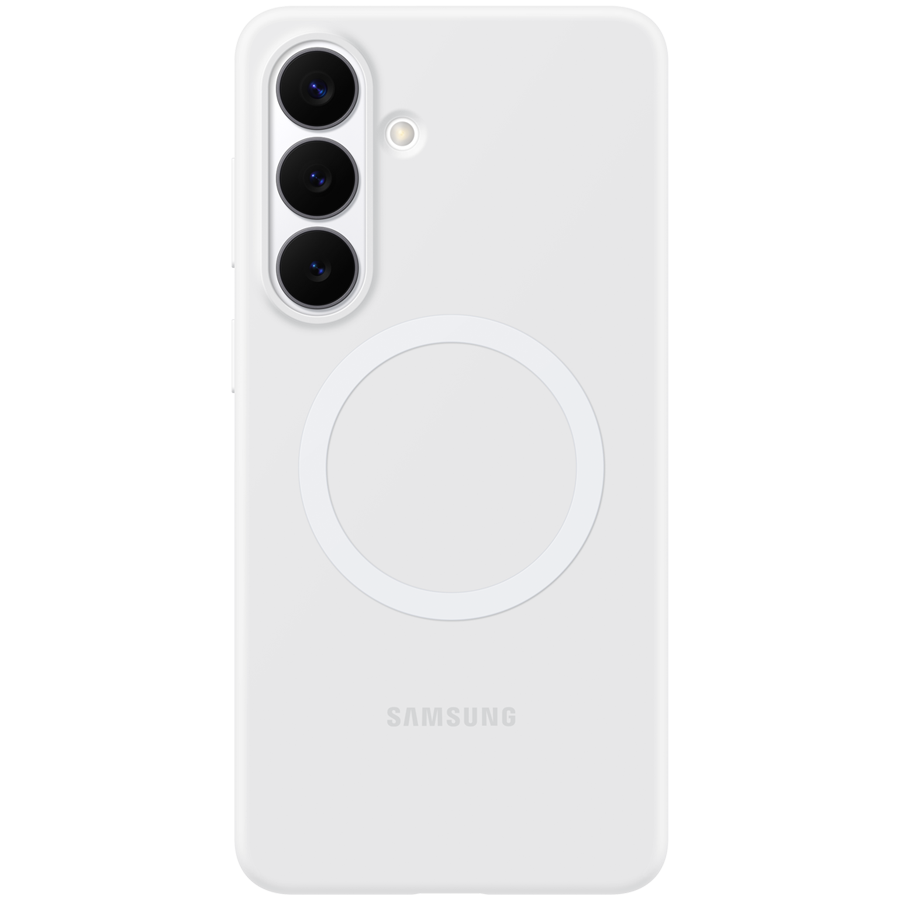 Samsung Galaxy S26+ Silicone Magnet Case White