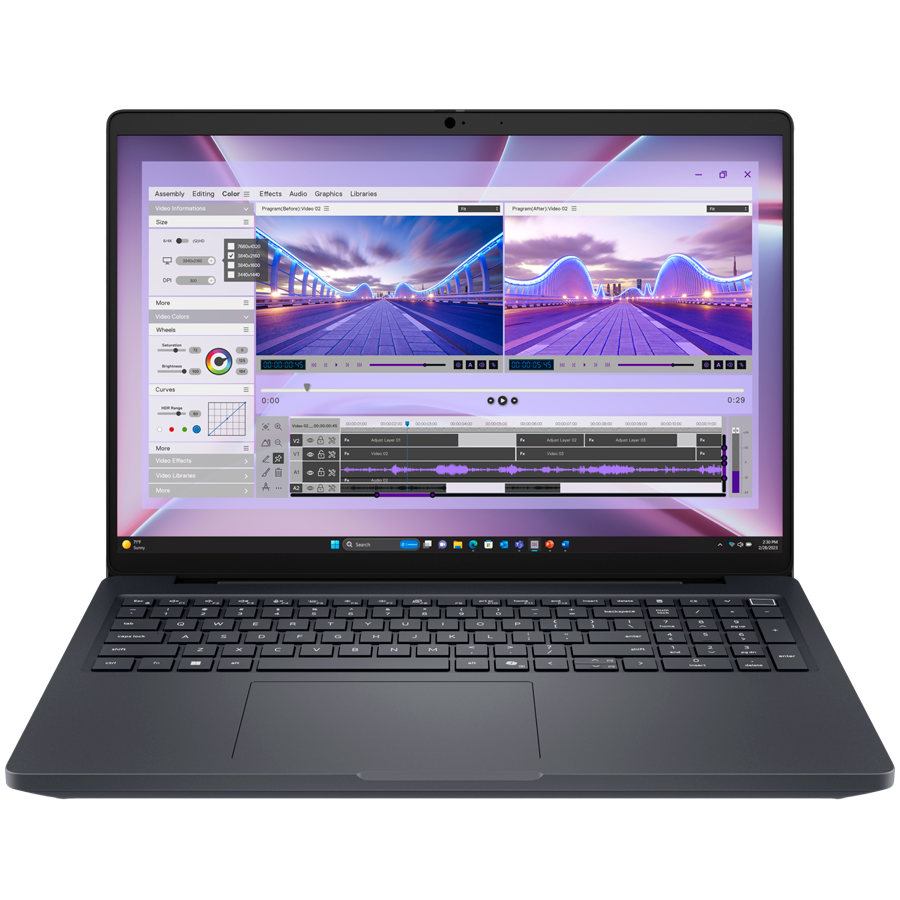 Dell Pro Max 16 XE (MC16250), 16 FHD+ LCD with 400 nits, FHD HDR IR Cam, Intel Core Ultra 7 265H, 32GB: 2x16GB, DDR5, 5600 MT/s, 1TB SSD Gen4, NVIDIA RTX PRO 500 6GB GDDR7,  6 cell, 96Whr, W11Pro, 3Yr