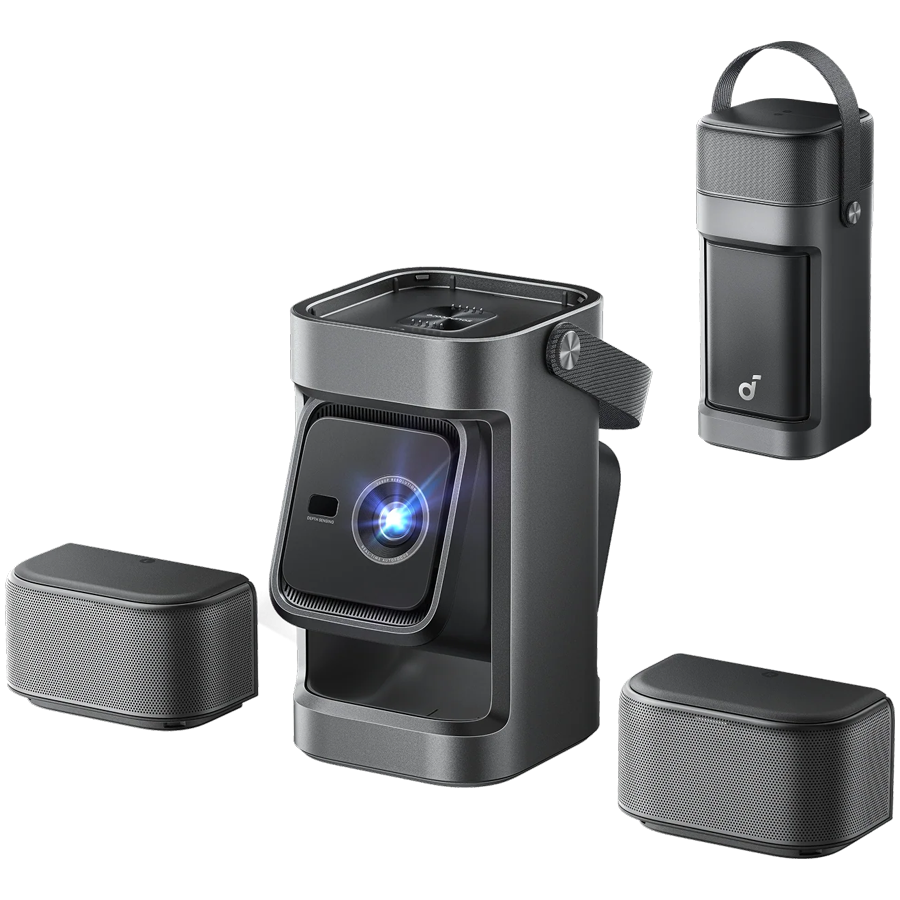 Anker, Soundcore Nebula P1, 1080p Full HD, 650 ANSI Lumens, 20W Detachable Surround Speakers, Dolby Audio, Up to 180