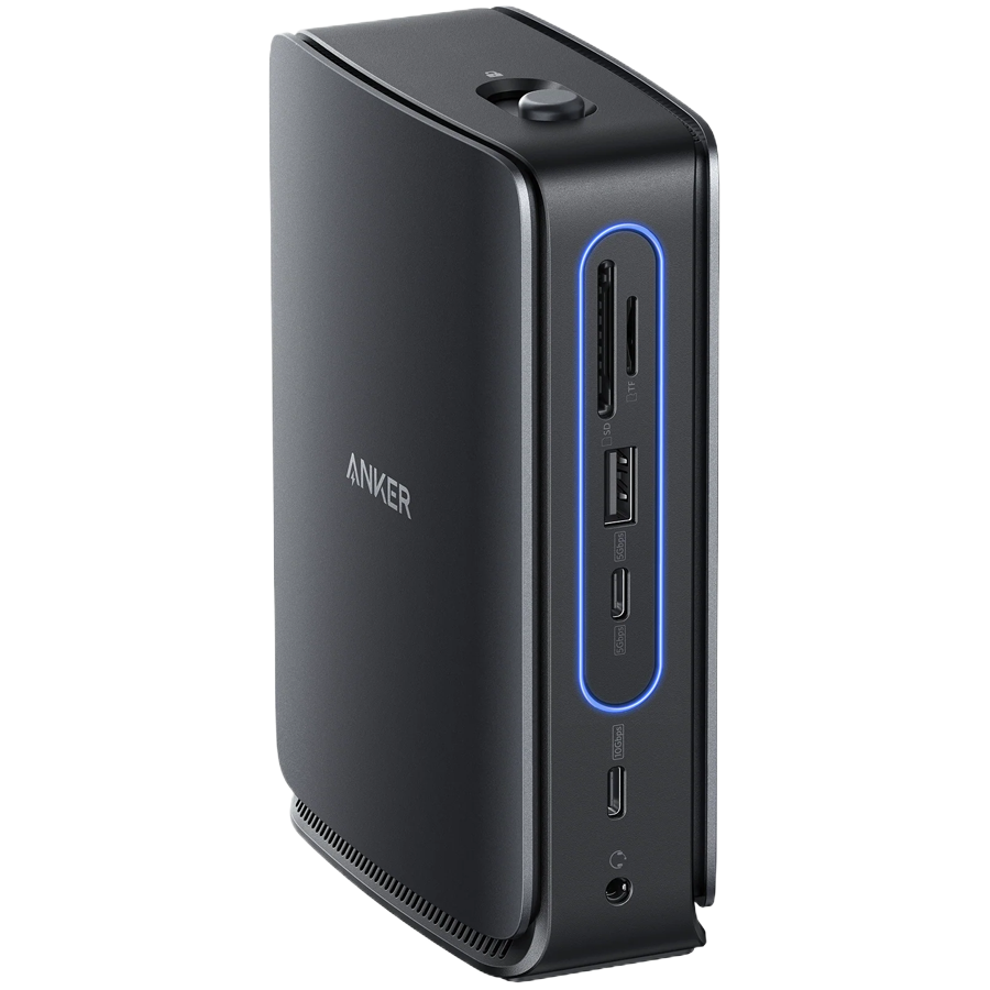 Anker Nano Docking Station (13-in-1, Triple Display, Built-In Removable Hub), SD/TF 3.0 Card Slots, 3x USB-A, 2x HDMI, 1x DP,3.5mm Audio Jack, Ethernet, 2x USB-C