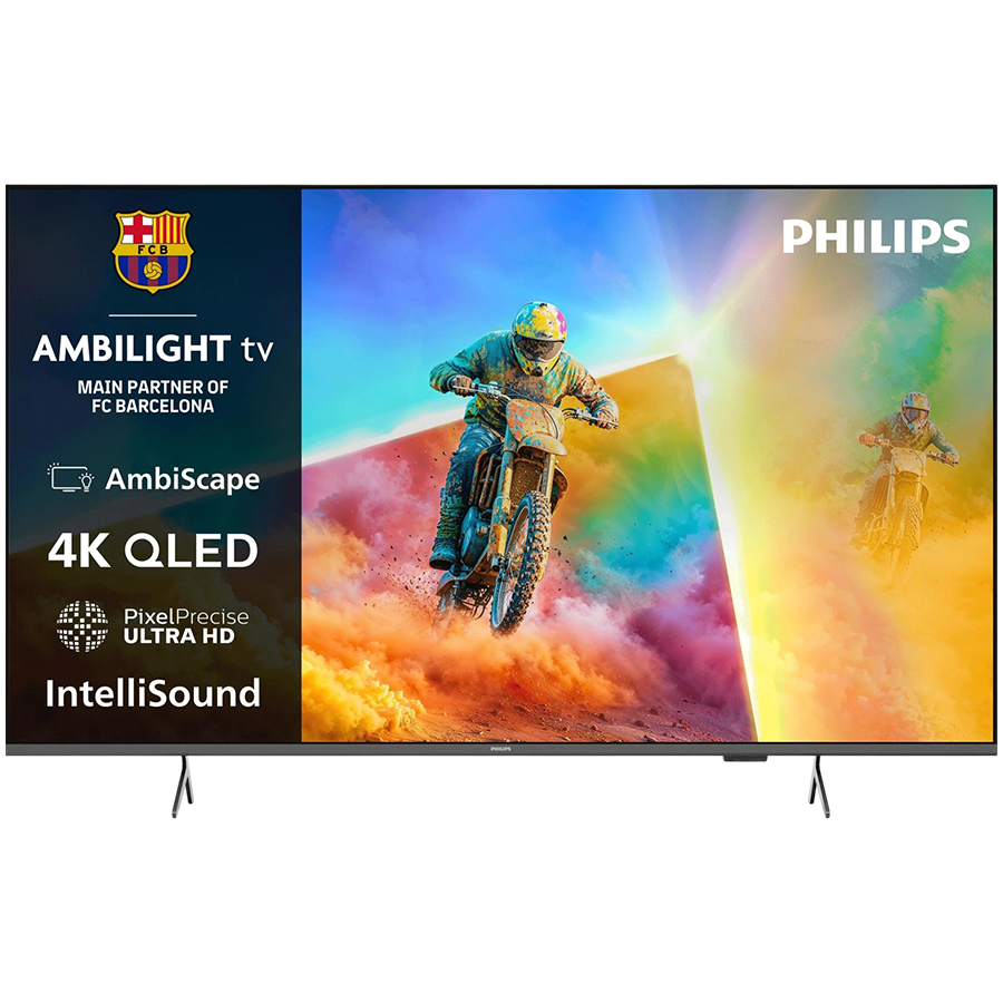 Philips TV QLED 65PQS8501/12, AMBILIGHT 4K QLED TV, 164 cm (65